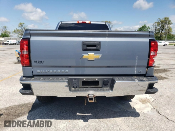 2015 Chevrolet Silverado 1500 LT with VIN 1GCVKREC7FZ435447, listed as a Copart auction lot 54519515 with 124,881 mi miles and Salvage Title. Bid and sale history available at DreamBid. Image 6.