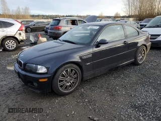 2002 BMW 3 Series M3 with VIN WBSBL93452JR17119, listed as a Copart auction lot 86882574 with 45,108 mi miles and Salvage Title. Bid and sale history available at DreamBid. Image 1.