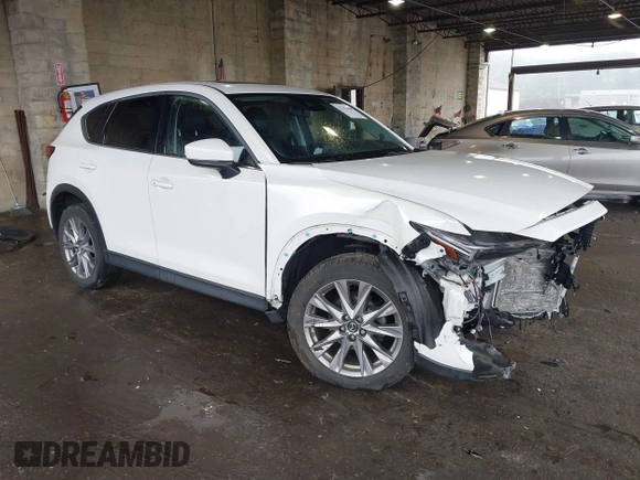 2019 Mazda CX-5 Grand Touring with VIN JM3KFBDMXK0648813, listed as a IAAI auction lot 42524680 with 23,521 mi miles and . Bid and sale history available at DreamBid. Image 1.