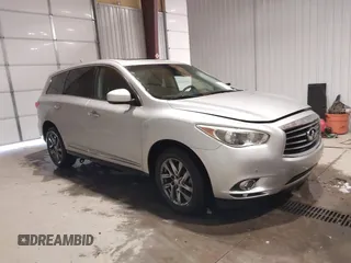 2014 Infiniti QX60 with VIN 5N1AL0MM9EC536455, listed as a IAAI auction lot 41400259 with 142,309 mi miles. Bid and sale history available at carsss.com. Image 1.