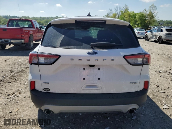 2021 Ford Escape SE with VIN 1FMCU9G65MUB22850, listed as a Copart auction lot 55229035 with 65,453 mi miles and Salvage title. Bid and sale history available at DreamBid. Image 6.