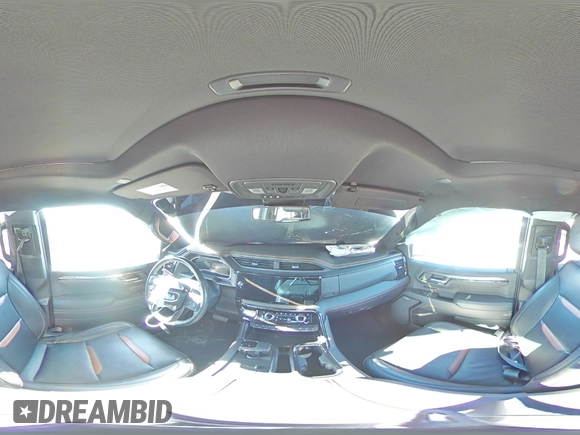 2023 GMC Sierra 1500 AT4 with VIN 3GTUUEE81PG231674, listed as a Copart auction lot 44615465 with 35,569 mi miles and Salvage title. Bid and sale history available at DreamBid. Image 13.