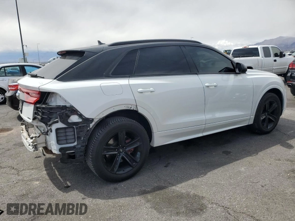 2021 Audi Q8 Premium z VIN WA1AVAF17MD034893, wystawiony jako Copart lot #51310635 z przebiegiem 41 097 mil mil oraz Szkoda całkowita • Salvage title. Historia ofert i sprzedaży dostępna na DreamBid. Obrazek 3.