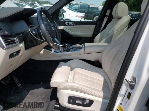 2022 BMW X5 xDrive40i with VIN 5UXCR6C06N9K96399, listed as a Copart auction lot 59893805 with 41,906 mi miles and Salvage title. Bid and sale history available at DreamBid. Image 7.