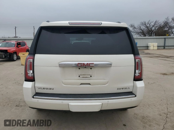 2015 GMC Yukon Denali with VIN 1GKS1CKJ5FR293612, listed as a Copart auction lot 47625975 with 98,533 mi miles and Salvage Title. Bid and sale history available at carsss.com. Image 6.