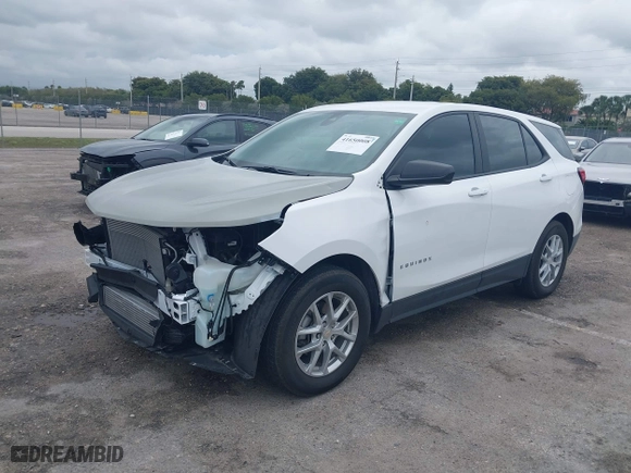 2024 Chevrolet Equinox LS with VIN 3GNAXHEG1RL102077, listed as a IAAI auction lot 41650008 with 10,745 mi miles. Bid and sale history available at carsss.com. Image 17.