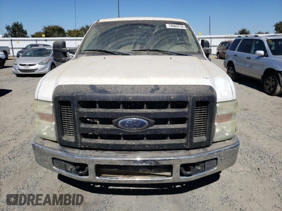 2008 Ford F-250 with VIN 1FTSF20RX8ED58030, listed as a Copart auction lot 74563714 with 278,531 mi miles and Clean title. Bid and sale history available at DreamBid. Image 5.