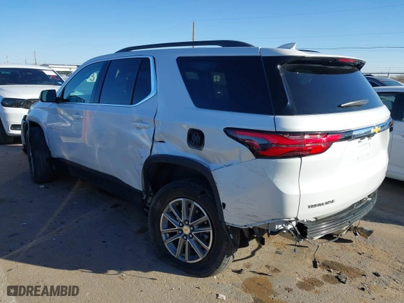 2022 Chevrolet Traverse LT Cloth with VIN 1GNERGKW9NJ159582, listed as a IAAI auction lot 41510198 with 38,074 mi miles. Bid and sale history available at carsss.com. Image 3.