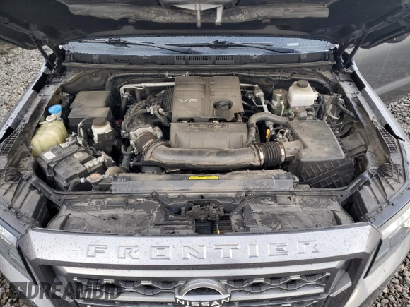 2023 Nissan Frontier SV with VIN 1N6ED1FK4PN631238, listed as a Copart auction lot 43640525 with 26,974 mi miles and Salvage title. Bid and sale history available at DreamBid. Image 11.