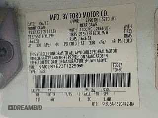2015 Ford Transit Connect XL with VIN NM0LS7E73F1225969, listed as a IAAI auction lot 42746299 with 179,978 mi miles and . Bid and sale history available at DreamBid. Image 9.
