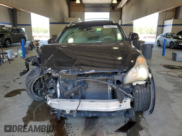 2012 Infiniti EX Journey with VIN JN1AJ0HRXCM453448, listed as a Copart auction lot 54864725 with 128,195 mi miles and Salvage title. Bid and sale history available at DreamBid. Image 5.