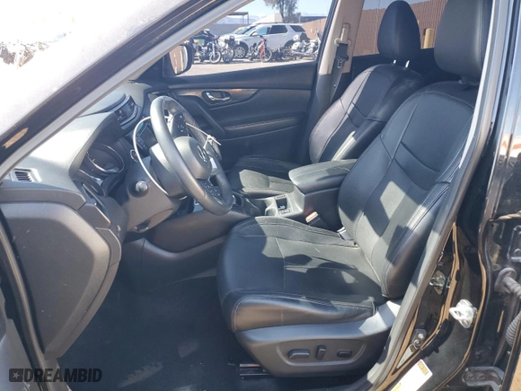2019 Nissan Rogue SV with VIN 5N1AT2MV0KC743428, listed as a Copart auction lot 46267955 with 77,740 mi miles and Salvage Title. Bid and sale history available at carsss.com. Image 7.