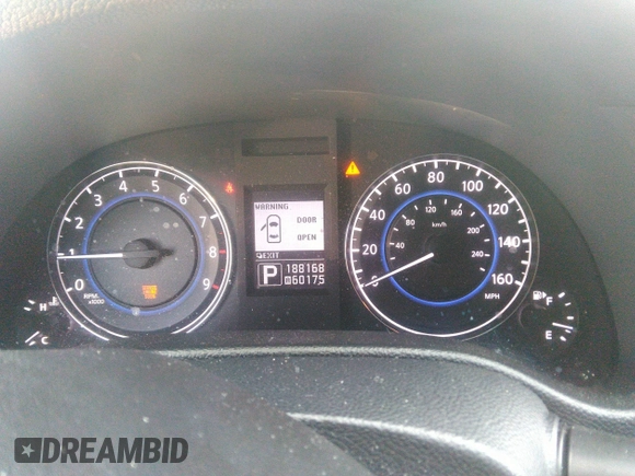 2015 Infiniti Q40 with VIN JN1CV6AP2FM501201, listed as a IAAI auction lot 42139939 with 188,168 mi miles. Bid and sale history available at carsss.com. Image 7.