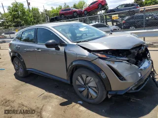 2023 Nissan ARIYA ENGAGE with VIN JN1AF0BA9PM406924, listed as a Copart auction lot 58757674 with 12,512 mi miles and Salvage Title. Bid and sale history available at carsss.com. Image 4.
