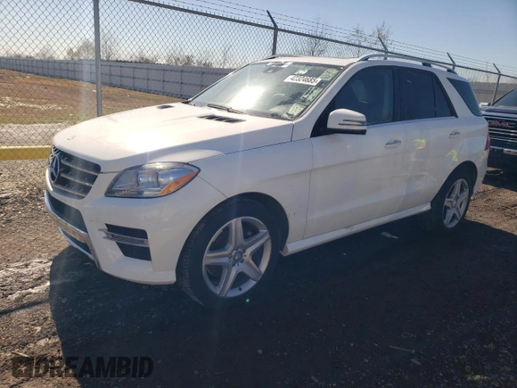 2015 Mercedes-Benz M 400 with VIN 4JGDA5GB1FA503733, listed as a Copart auction lot 42324685 with 122,478 mi miles and Clean Title. Bid and sale history available at DreamBid. Image 1.