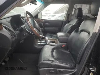2017 Infiniti QX80 with VIN JN8AZ2NF7H9642908, listed as a Copart auction lot 60019395 with 154,923 mi miles and Salvage title. Bid and sale history available at DreamBid. Image 7.