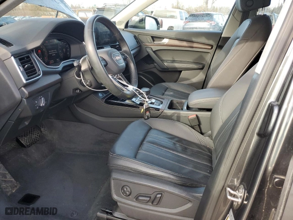 2022 Audi Q5 S line Premium Plus with VIN WA1EAAFY9N2023028, listed as a Copart auction lot 43772145 with 34,236 mi miles and Salvage Title. Bid and sale history available at carsss.com. Image 7.