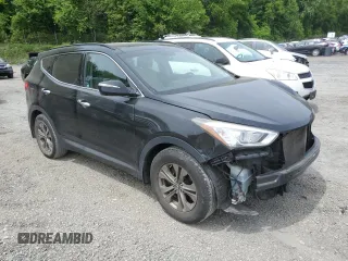 2014 Hyundai Santa Fe with VIN 5XYZUDLB3EG201098, listed as a Copart auction lot 58347205 with 130,610 mi miles and Salvage title. Bid and sale history available at DreamBid. Image 4.