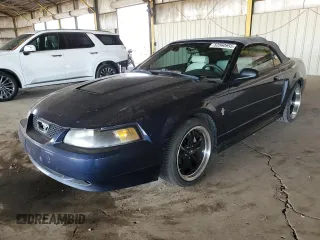 2003 Ford Mustang Deluxe with VIN 1FAFP44403F451821, listed as a Copart auction lot 52860955 with 133,780 mi miles and Clean Title. Bid and sale history available at carsss.com. Image 1.