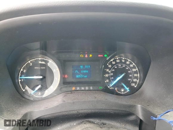 2020 Ford Ranger XL with VIN 1FTER4FH6LLA64756, listed as a Copart auction lot 55722235 with 82,537 mi miles and Salvage title. Bid and sale history available at DreamBid. Image 9.
