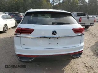 2020 Volkswagen Atlas SE with VIN 1V23C2CA8LC227989, listed as a Copart auction lot 78435574 with 122,537 mi miles and Salvage title. Bid and sale history available at DreamBid. Image 6.