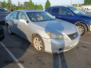 2007 Lexus ES 350 with VIN JTHBJ46G572001093, listed as a IAAI auction lot 42214855 with 285,880 mi miles. Bid and sale history available at carsss.com. Image 1.