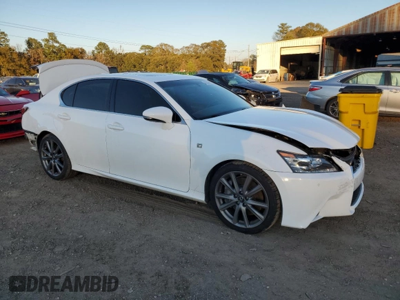 2015 Lexus GS 350 with VIN JTHBE1BL7FA018794, listed as a Copart auction lot 82625013 with 124,925 mi miles and Salvage Title. Bid and sale history available at carsss.com. Image 4.