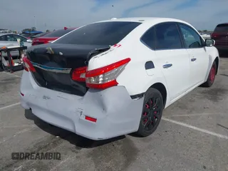 2015 Nissan Sentra SV with VIN 3N1AB7AP6FL665275, listed as a IAAI auction lot 41594093 with 121,241 mi miles and . Bid and sale history available at DreamBid. Image 4.