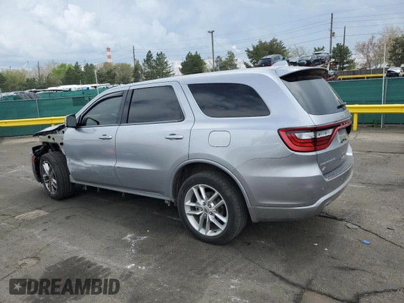 2021 Dodge Durango GT z VIN 1C4RDJDG2MC682862, wystawiony jako Copart lot #54002815 z przebiegiem 106 620 mil mil oraz Szkoda całkowita • Salvage title. Historia ofert i sprzedaży dostępna na DreamBid. Obrazek 2.