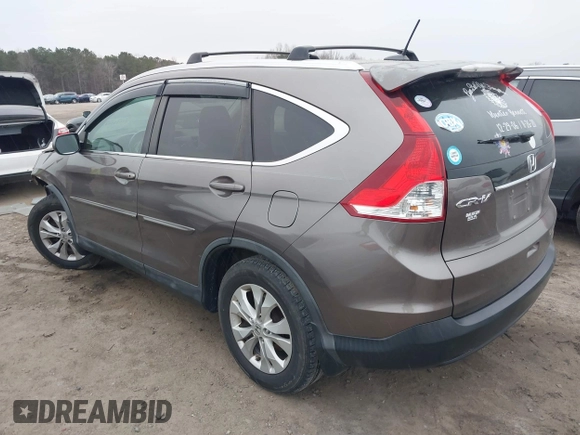 2013 Honda CR-V EX-L with VIN 5J6RM4H73DL067842, listed as a IAAI auction lot 41612064 with 184,109 mi miles. Bid and sale history available at carsss.com. Image 3.