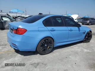 2015 BMW M3 with VIN WBS3C9C52FJ276160, listed as a Copart auction lot 61135805 with 71,708 mi miles and Salvage title. Bid and sale history available at DreamBid. Image 3.
