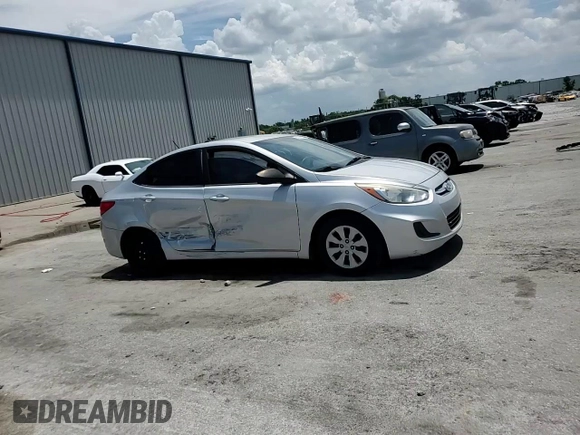 2016 Hyundai Accent SE with VIN KMHCT4AE1GU080879, listed as a Copart auction lot 58435055 with 114,712 mi miles and Salvage title. Bid and sale history available at DreamBid. Image 13.