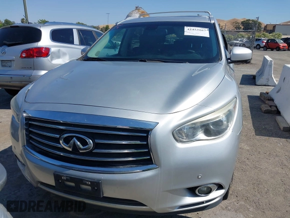 2014 Infiniti QX60 with VIN 5N1AL0MM6EC545596, listed as a IAAI auction lot 42453167 with 177,199 mi miles and . Bid and sale history available at DreamBid. Image 12.