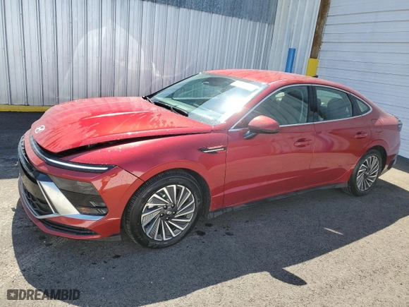 2025 Hyundai Sonata Hybrid SEL with VIN KMHL34JJ6SA106836, listed as a Copart auction lot 48612825 with 11,085 mi miles and Clean Title. Bid and sale history available at carsss.com. Image 1.