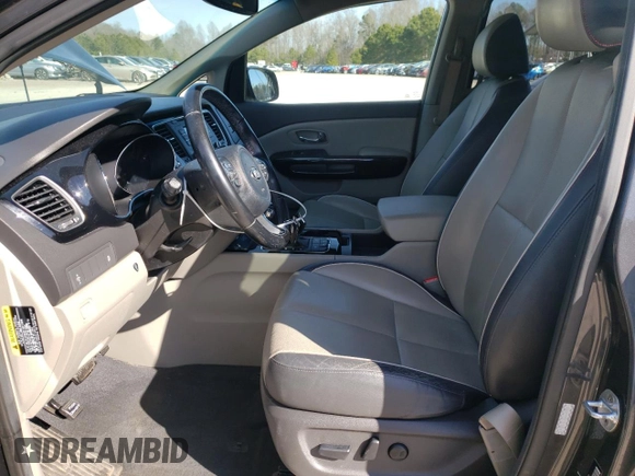 2016 Kia Sedona SX with VIN KNDMC5C11G6168909, listed as a Copart auction lot 42116425 with 69,117 mi miles and Salvage Title. Bid and sale history available at carsss.com. Image 7.