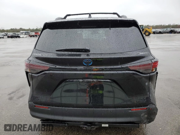 2023 Toyota Sienna XSE 25th Anniversary with VIN 5TDCSKFC6PS105296, listed as a Copart auction lot 41728475 with 1,142 mi miles and Non repairable. Bid and sale history available at DreamBid. Image 6.