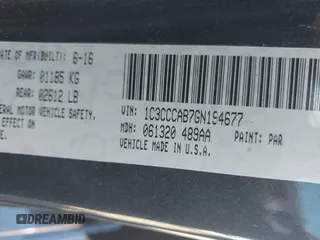 2016 Chrysler 200 Limited with VIN 1C3CCCAB7GN194677, listed as a IAAI auction lot 41609235 with Not Provided miles and . Bid and sale history available at DreamBid. Image 9.