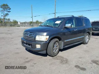2004 Infiniti QX56 with VIN 5N3AA08A54N801565, listed as a IAAI auction lot 41700837 with 145,091 mi miles. Bid and sale history available at carsss.com. Image 2.