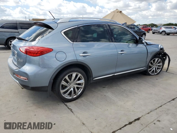 2017 Infiniti QX50 with VIN JN1BJ0RP4HM382093, listed as a Copart auction lot 70749584 with 91,125 mi miles and Salvage Title. Bid and sale history available at carsss.com. Image 3.