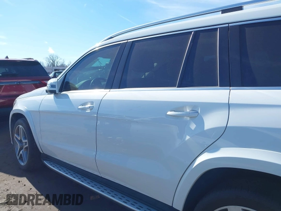 2018 Mercedes-Benz GLS 550 with VIN 4JGDF7DE8JB029455, listed as a IAAI auction lot 41674129 with 67,209 mi miles and . Bid and sale history available at DreamBid. Image 14.