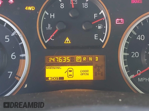 2012 Nissan Titan SV with VIN 1N6BA0EJ0CN309933, listed as a IAAI auction lot 41472091 with 147,635 mi miles. Bid and sale history available at carsss.com. Image 7.