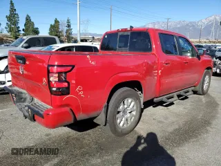 2022 Nissan Frontier SV with VIN 1N6ED1FJ0NN604848, listed as a Copart auction lot 42333815 with 158,373 mi miles and Salvage title. Bid and sale history available at DreamBid. Image 3.