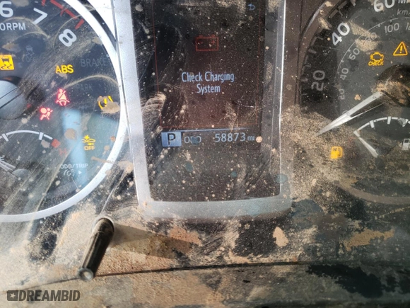 2023 Toyota Tacoma 4WD SR with VIN 3TYCZ5ANXPT113315, listed as a Copart auction lot 43468525 with 58,873 mi miles and Salvage Title. Bid and sale history available at carsss.com. Image 9.