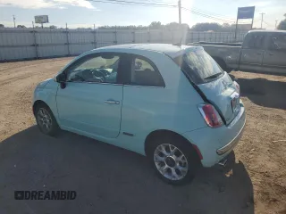 2017 FIAT 500 Lounge z VIN 3C3CFFCR4HT524036, wystawiony jako Copart lot #72024774 z przebiegiem 121 130 mil mil oraz Szkoda całkowita • Salvage title. Historia ofert i sprzedaży dostępna na DreamBid. Obrazek 2.