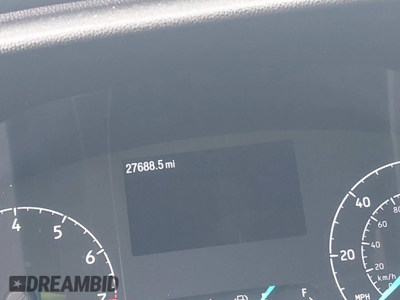 2023 Ford Transit Cargo with VIN 1FTBR1Y84PKB55342, listed as a IAAI auction lot 41511478 with 27,688 mi miles and . Bid and sale history available at DreamBid. Image 15.