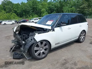 2015 Land Rover Range Rover HSE with VIN SALGS2VF0FA239075, listed as a IAAI auction lot 42278987 with 99,398 mi miles and . Bid and sale history available at DreamBid. Image 2.