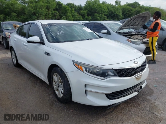 2016 Kia Optima LX with VIN 5XXGT4L31GG041619, listed as a IAAI auction lot 42603879 with 158,755 mi miles and . Bid and sale history available at DreamBid. Image 1.
