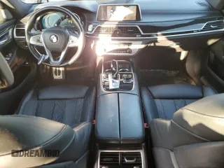 2017 BMW 7 Series 740i with VIN WBA7E2C32HG740988, listed as a Copart auction lot 49613465 with 63,646 mi miles and Salvage Title. Bid and sale history available at carsss.com. Image 8.