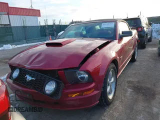 2007 Ford Mustang GT Deluxe with VIN 1ZVFT85H575257339, listed as a IAAI auction lot 41250343 with 134,120 mi miles and . Bid and sale history available at DreamBid. Image 12.