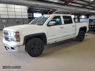 2014 Chevrolet Silverado 1500 LTZ with VIN 3GCUKSEC6EG123055, listed as a Copart auction lot 53294485 with 170,188 mi miles and Clean Title. Bid and sale history available at carsss.com. Image 1.